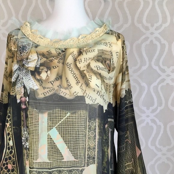 *TAKING DOWN* Angel Dust 3D Illusion Shawl Dress - Picture 3 of 8